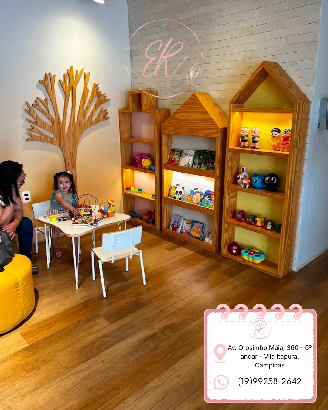 Espaço infantil acolhedor